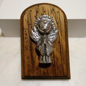 Mounted Silver Angel